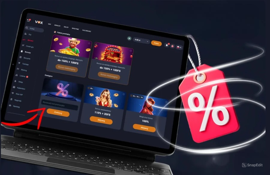 VOX Casino VOXcasino Casino VOX VOX Kasyno - Bonus Powitalny